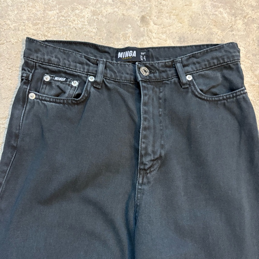 Minga London Black High-Waisted 28” Jeans Size 4 - Picture 3 of 11